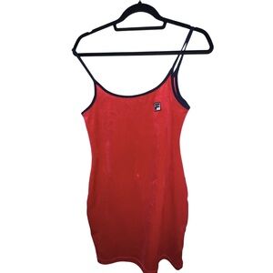 Fila Red Strappy Tennis Dress